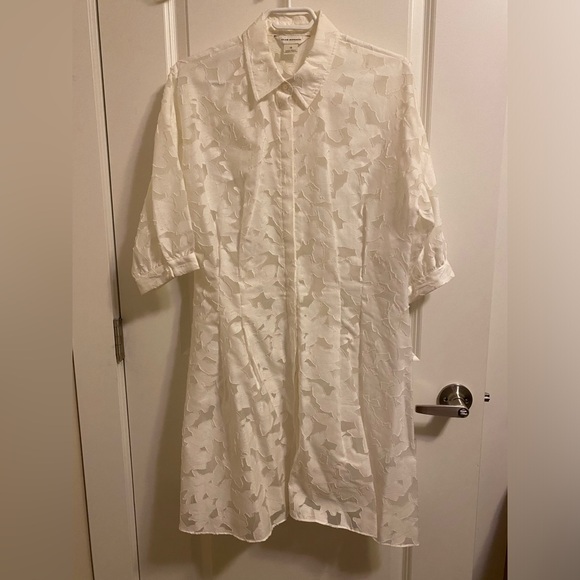 Club Monaco Sculptural Sleeve Lace Dress - Picture 3 of 4
